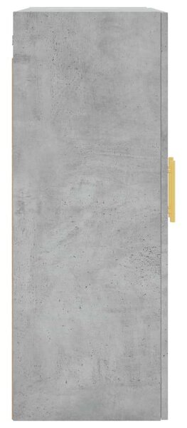 VidaXL 2 db betonszürke faliszekrény 69,5 x 34 x 90 cm