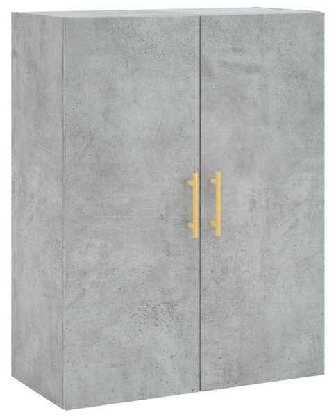 VidaXL 2 db betonszürke faliszekrény 69,5 x 34 x 90 cm