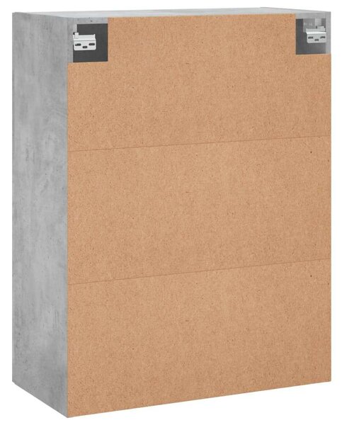 VidaXL 2 db betonszürke faliszekrény 69,5 x 34 x 90 cm