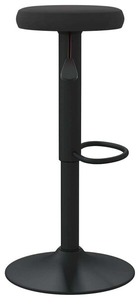 VidaXL 2 db fekete bársony bárszék