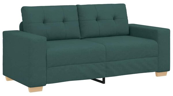 Sötétzöld szövet loveseat kanapé 180x77x82 cm