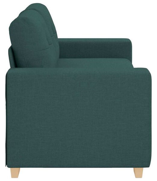 Sötétzöld szövet loveseat kanapé 180x77x82 cm