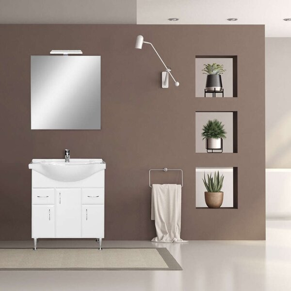 Bianca Prime - Fürdőszobabútor - 75 cm