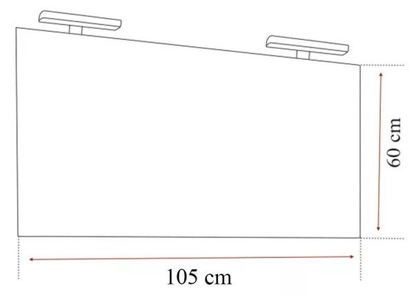 Bianca Prime Fürdőszobabútor - 105 cm Aida Dió