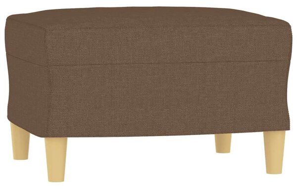 VidaXL barna szövet kanapéfotel lábtartóval 60 cm