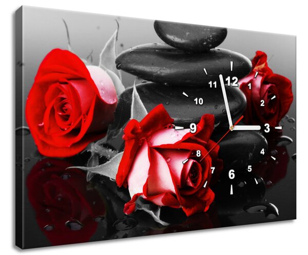 Gario Órás falikép Roses and spa Méret: 60 x 40 cm