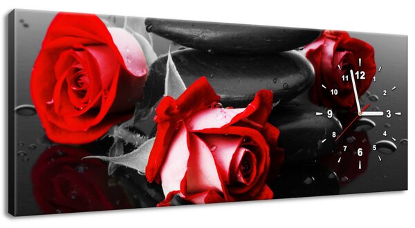 Gario Órás falikép Roses and spa Méret: 100 x 40 cm