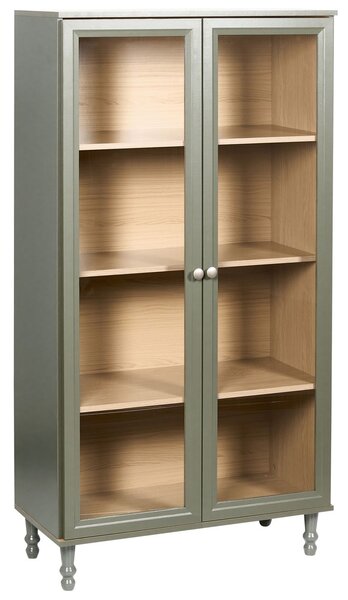 Üveges vitrin TINGLEDALE 80 cm Zöld