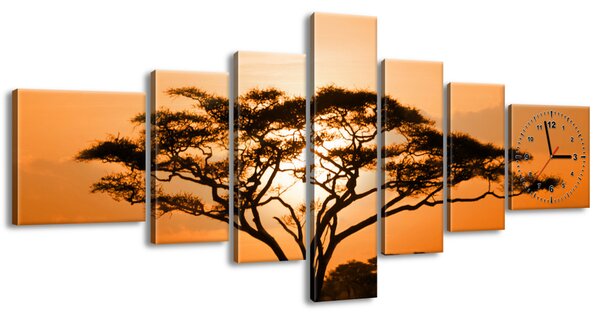 Gario Órás falikép Gyönyöru afrikai táj - 7 részes Méret: 160 x 70 cm