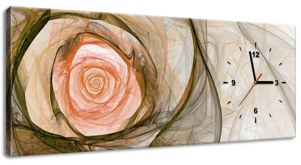 Gario Órás falikép Gyönyöru rózsa fraktál Méret: 100 x 40 cm