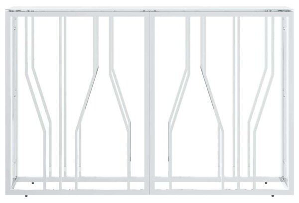 VidaXL Tálalóasztal - Üveg és Rozsdamentes Acél - 110x30x70 cm
