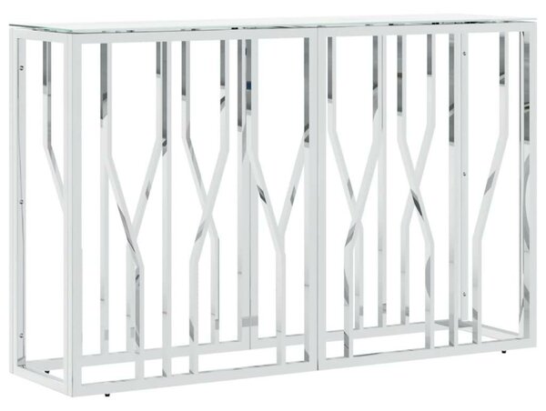 VidaXL Tálalóasztal - Üveg és Rozsdamentes Acél - 110x30x70 cm