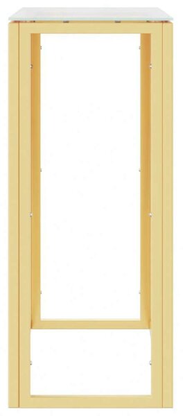 VidaXL Arany Tálalóasztal - Üveg - 70x30x70 cm