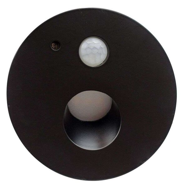 Arcchio - Neru Round LED Beépített Fali Lámpa Érzékelővel BlackArcchio - Lampemesteren