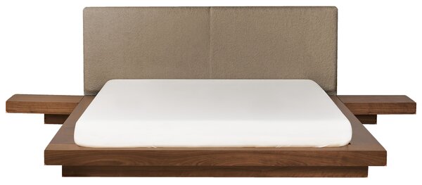 Ágy Buklé ZEN 160 x 200 cm Barna kőris
