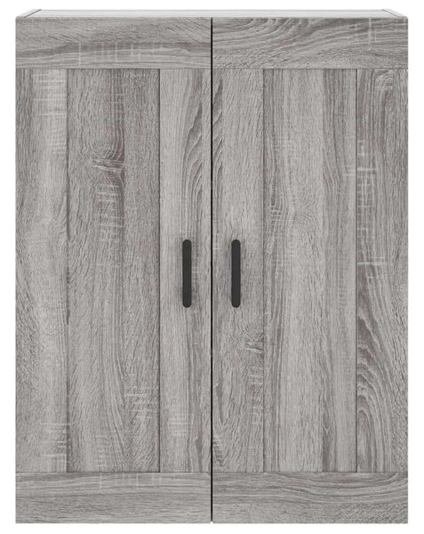 Szürke sonoma szerelt fa magasszekrény 69,5 x 34 x 180 cm