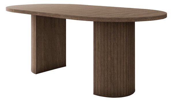 Asztal Cupedo, 75cm, Sötét tölgy