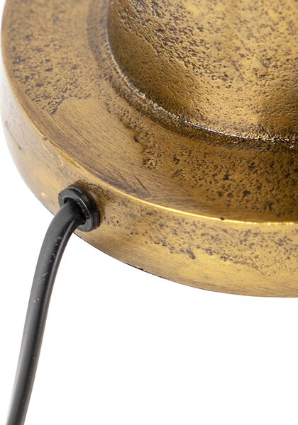 Art Deco asztali lámpa bronz árnyékoló nélkül - Pisos