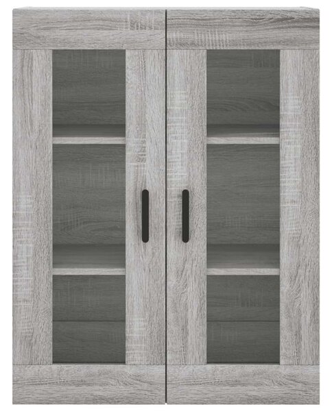 Szürke sonoma szerelt fa magasszekrény 69,5 x 34 x 180 cm