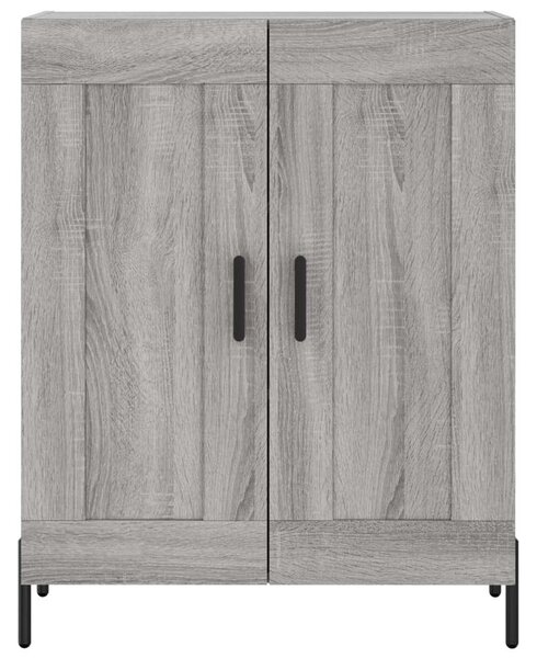 Szürke sonoma szerelt fa magasszekrény 69,5 x 34 x 180 cm