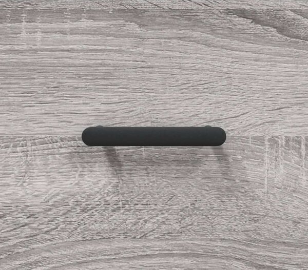 Szürke sonoma szerelt fa magasszekrény 69,5 x 34 x 180 cm