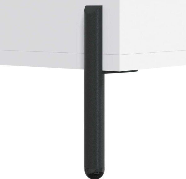 VIDAXL Fehér Fa Magasszekrény - 180 cm