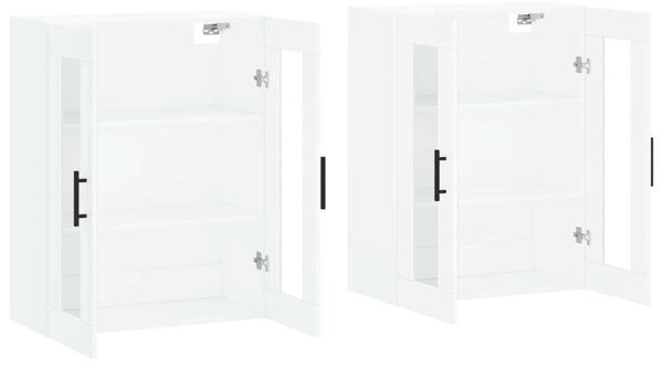 VidaXL Falra Szerelhető Szekrény - 2 db - Fehér - 70x34x90 cm