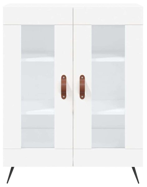 Fehér szerelt fa magasszekrény 69,5 x 34 x 180 cm