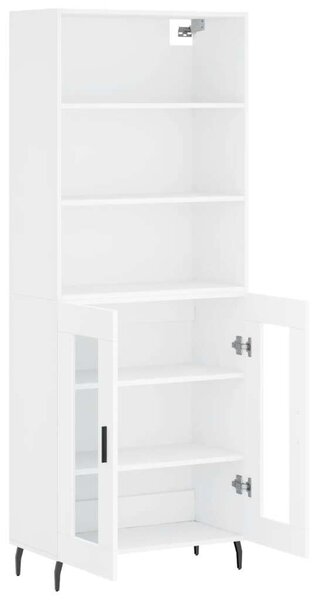 VIDAXL - Polcos Szekrény - Fehér - 180 cm