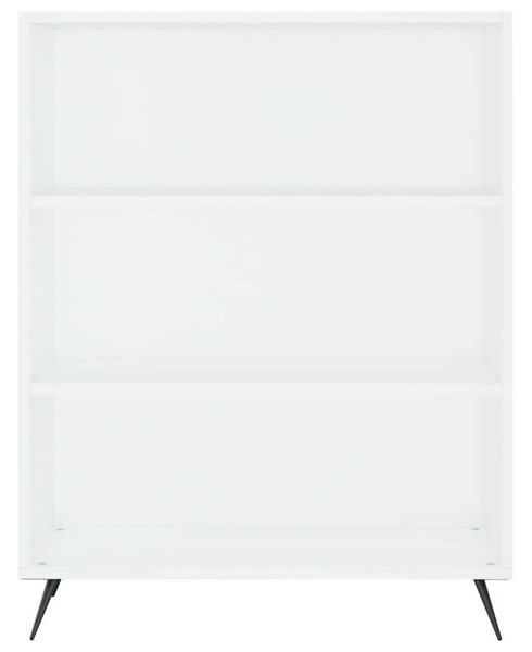 Modern Fehér Fa Magasszekrény - 69,5x34x180 cm