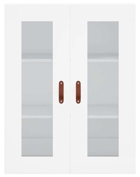 Modern Fehér Fa Magasszekrény - 69,5x34x180 cm