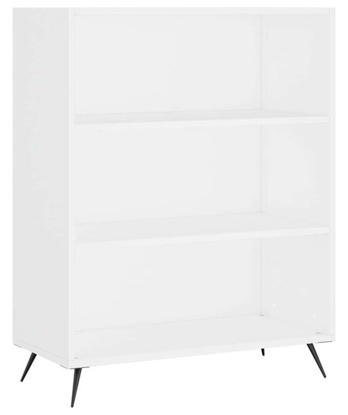 Modern Fehér Fa Magasszekrény - 69,5x34x180 cm