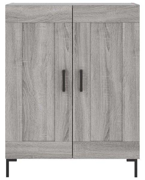 Szürke sonoma szerelt fa magasszekrény 69,5 x 34 x 180 cm