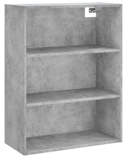 Modern Magas Szekrény - Beton Szürke - 180 cm