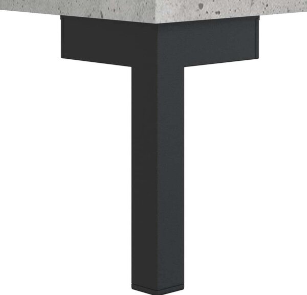 Modern Tálalószekrény - Betonszürke - 90x34x80 cm