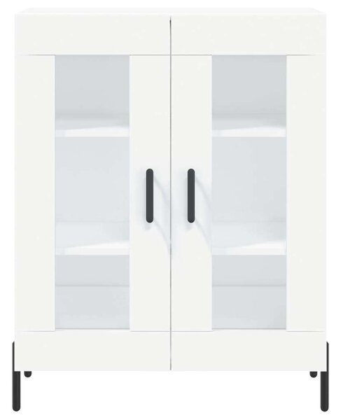 VIDAXL Fehér Fa Magasszekrény - 69,5x34x180 cm