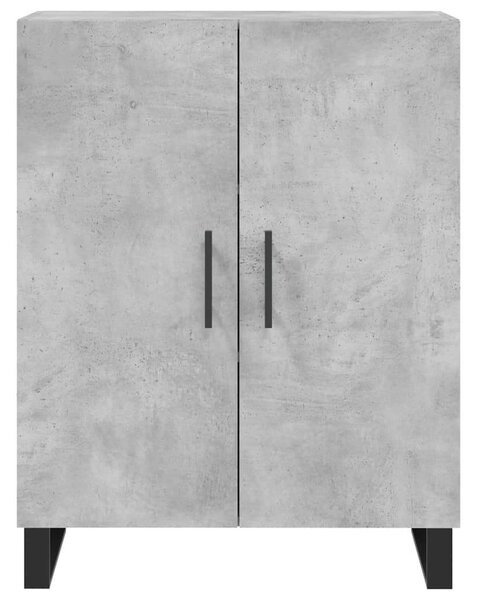Modern Magas Szekrény - Beton Szürke - 180 cm