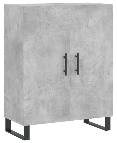 Modern Magas Szekrény - Beton Szürke - 180 cm