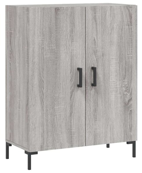 Szürke sonoma szerelt fa magasszekrény 69,5 x 34 x 180 cm