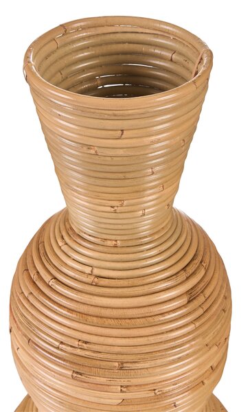 Dekor váza SYMI Rattan 70 cm Természetes