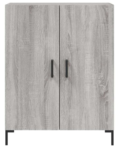 Szürke sonoma szerelt fa magasszekrény 69,5 x 34 x 180 cm