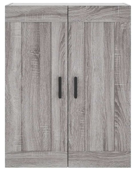 Szürke sonoma szerelt fa magasszekrény 69,5 x 34 x 180 cm