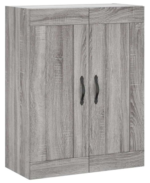 Szürke sonoma szerelt fa magasszekrény 69,5 x 34 x 180 cm