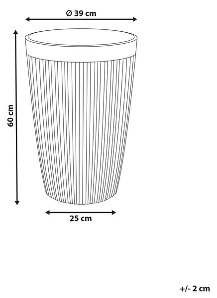 Virágcserép KOLA 39 cm Bézs