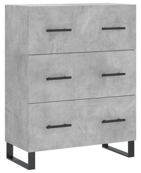 Modern Magasszekrény - Beton Szürke - 180 cm