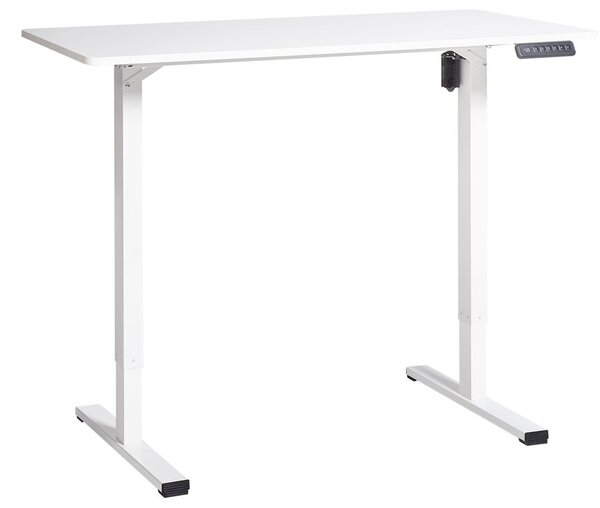 Elektromosan állítható asztal TAVARES Fehér 120 cm 60 cm