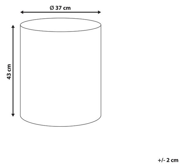 Kisasztal ANTELAO 37 cm 37 cm Terrazzo hatású Fehér terrazzo