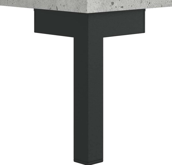 Modern Magas Szekrény - Beton Szürke - 180 cm