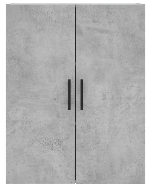 Modern Magasszekrény - Beton Szürke - 69,5x34x180 cm