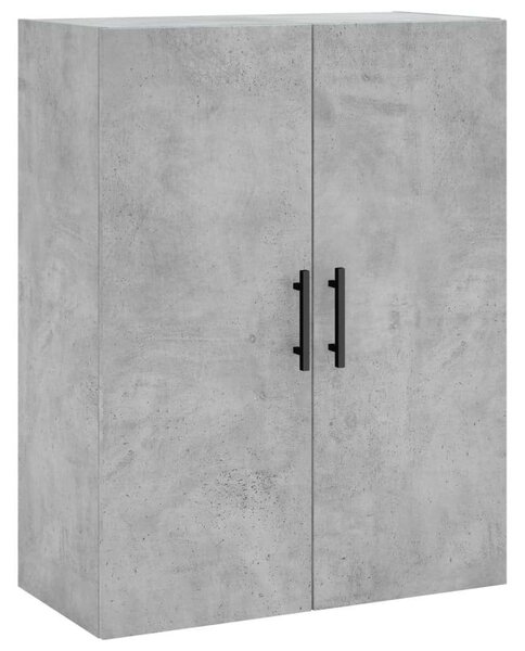 Modern Magasszekrény - Beton Szürke - 69,5x34x180 cm
